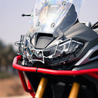 Mototorque Spider Head Light Grill for TVS Apache RTX 300 front headlamp protection accessory