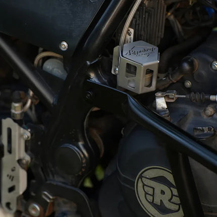 LCB Rear Brake Fluid Cap (SS) for Royal Enfield Himalayan – Stainless Steel Reservoir Guard