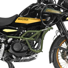 Moto Torque Himalayan 450 Panther Crash Guard Green with nylon slider