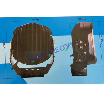 HJG GodsEye 5-Lens LED Auxiliary Projector Light (White / Red DRL)