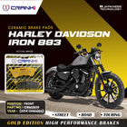 Ceramic Brake Pads For Harley Davidson Sportster Iron 883 (2014 Onwards) - Front - CRM2809 - 1 Set - CRANK1