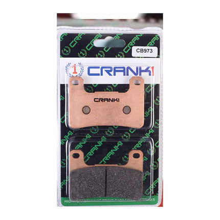 CRANK1 Brake Pads for Suzuki Hayabusa, Ceramic & Sintered, Front & Rear, in retail packaging