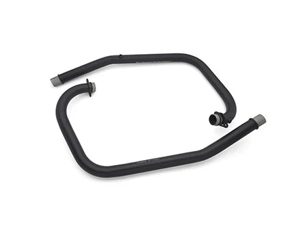 Red Rooster black bend pipe for Royal Enfield Interceptor 650 and Continental GT 650, supplied with the Bend pipe included option
