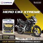 Ceramic Brake Pads For Hero CBZ Xtreme - Front - CRM063 - 1 Set - CRANK1