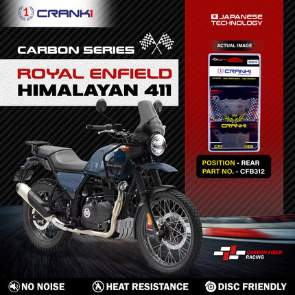 CRANK1 Carbon Brake Pads for Royal Enfield Himalayan 411