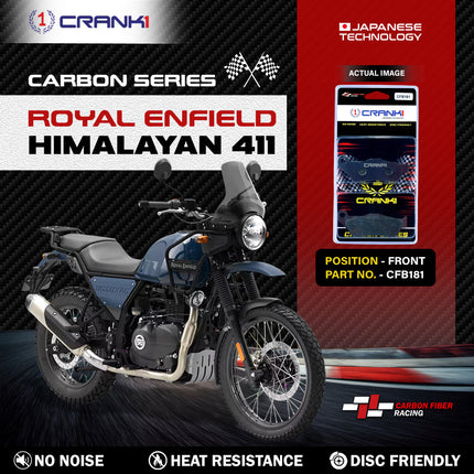 CRANK1 Carbon Brake Pads for Royal Enfield Himalayan 411