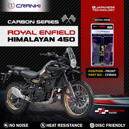 CRANK1 Carbon Brake Pads for Royal Enfield Himalayan 450