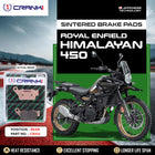 Sintered Brake Pads For Royal Enfield Himalayan 450 - Rear - CB312 - 1 Set - CRANK1