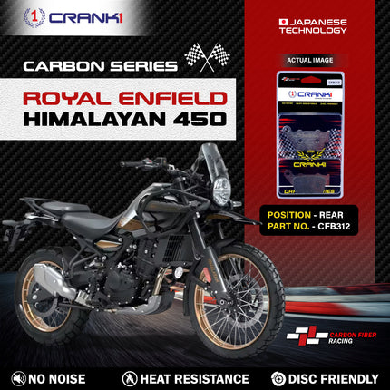 CRANK1 Carbon Brake Pads for Royal Enfield Himalayan 450