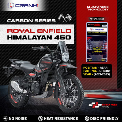 CRANK1 Carbon Brake Pads for Royal Enfield Himalayan 450