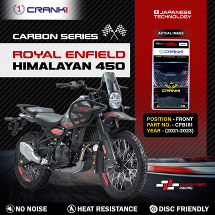CRANK1 Carbon Brake Pads for Royal Enfield Himalayan 450