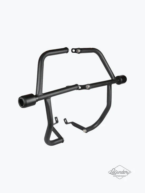 Legundary Hness CB350 Thanos Crashguard with Slider – Black – Mild Steel