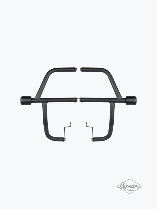 Legundary Honda Hness CB350 Thanos Crashguard with Slider black mild steel