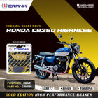 Ceramic Brake Pads For Honda CB350 Highness - Rear - CRM761 - 1 Set - CRANK1