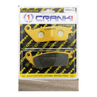 CRANK1 Brake Pads for Honda CB300F, Ceramic, Front & Rear, in retail packaging