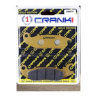 CRANK1 Brake Pads for Honda NX200, Ceramic, Front & Rear, in retail packaging