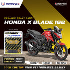 Ceramic Brake Pads For Honda X Blade 162 - Front - CRM771 - 1 Set - CRANK1