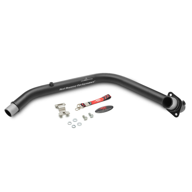 Red Rooster header pipe in black finish for Royal Enfield Hunter 350