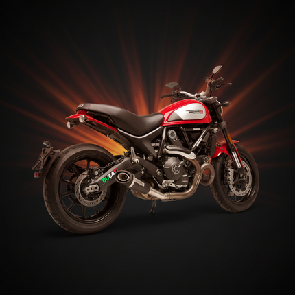 Barrel Outlaw 2.0 Exhaust for Ducati Scrambler 800 Icon (2018) - image 2