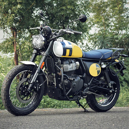 Legundary Royal Enfield Bear 650 Thanos Crash Guard with Slider – Black