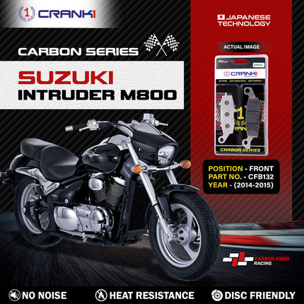 CRANK1 Brake Pads for Suzuki Intruder M800 — Sintered, Front
