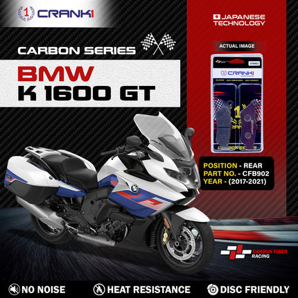 CRANK1 Brake Pads for BMW K 1600 GT — Sintered, Front & Rear