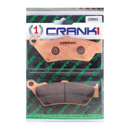 CRANK1 Brake Pads for BMW K 1600 Grand America, Sintered, Rear, in retail packaging