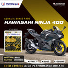 Ceramic Brake Pads For Kawasaki Ninja 400 - Rear - CRM052/4 - 1 Set - CRANK1
