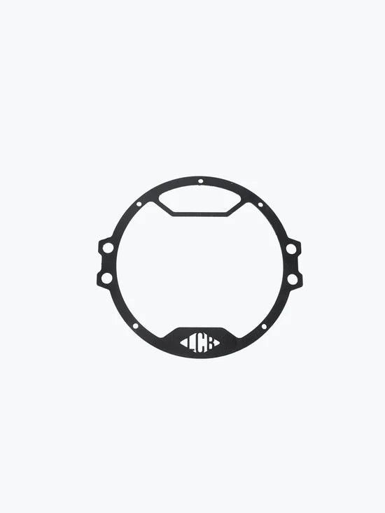 LCB Oculus Headlight Shield for Royal Enfield Himalayan BS6 – clear polycarbonate and steel headlight protection accessory.