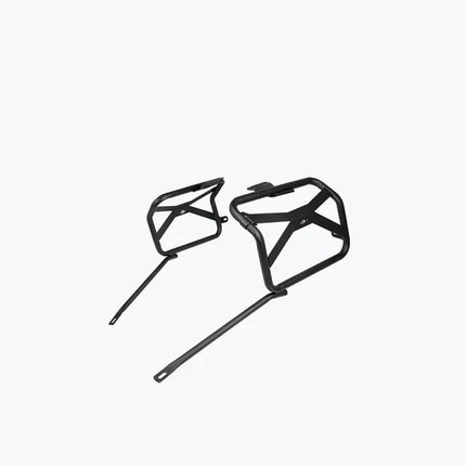 LCB Xtruder Saddle Stay for Hero XPulse – black mild steel heavy-duty luggage support frame for touring and adventure use.