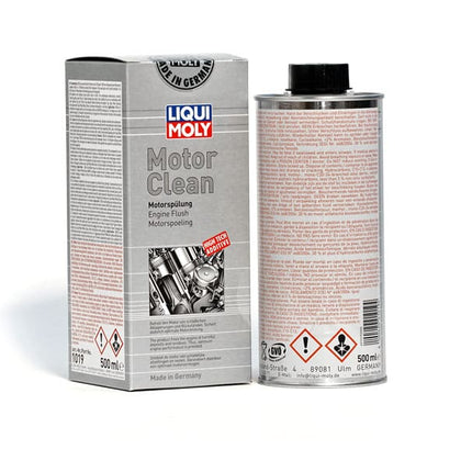 Liqui Moly Motor Clean packaging on a white background