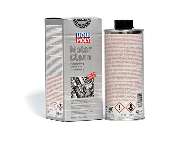 Liqui Moly Motor Clean packaging on a white background