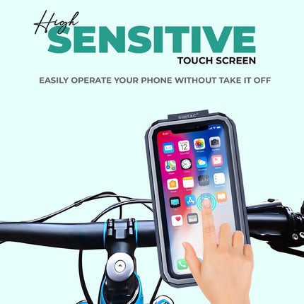 Simtac Splash Guard X Mobile Holder with Wireless Charger & Vibration Damper (MHW-PWC-PRO)