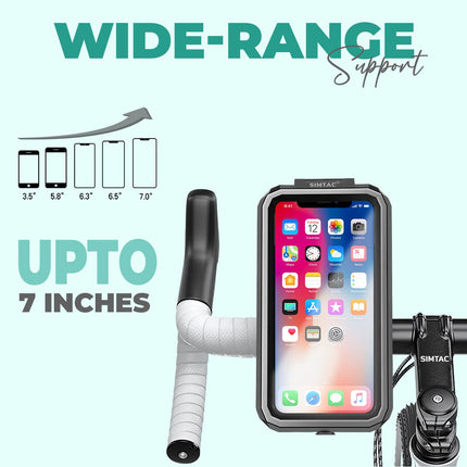 Simtac Splash Guard X Mobile Holder with Wireless Charger & Vibration Damper (MHW-PWC-PRO)