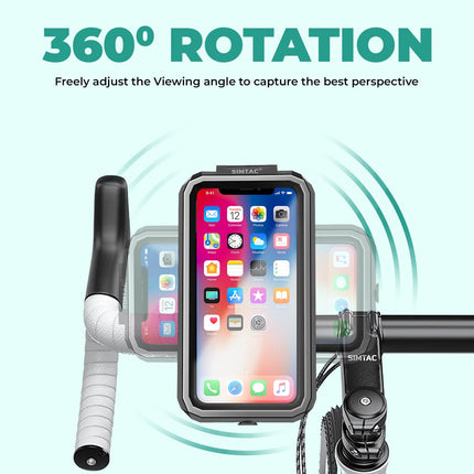 Simtac Splash Guard X Mobile Holder with Wireless Charger & Vibration Damper (MHW-PWC-PRO)