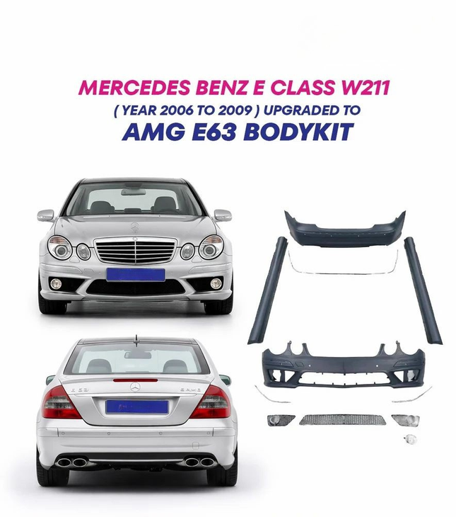 Mercedes W211 to E63 AMG Body Kit