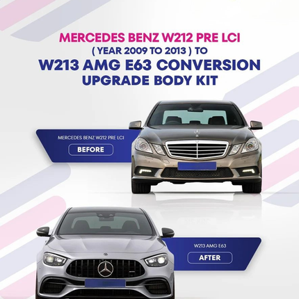 Mercedes W212 to W213 E63 AMG Body Kit