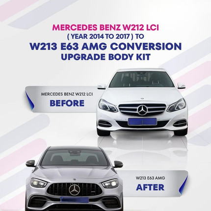 Mercedes W212 to W213 E63 AMG Body Kit detail