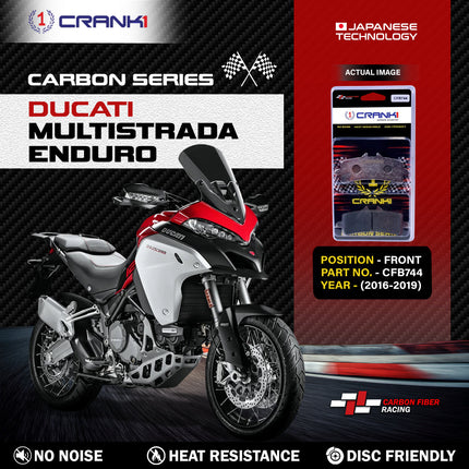 CRANK1 Brake Pads for Ducati Multistrada Enduro — Sintered, Front