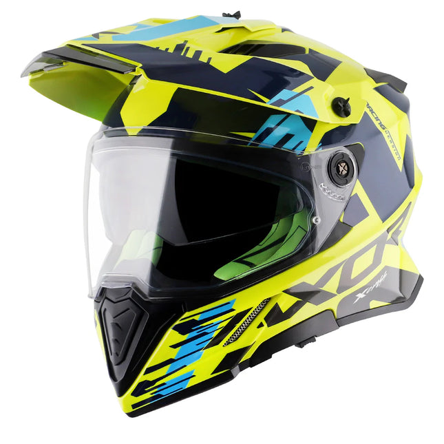 Axor X-Cross X1 Dual Visor Helmet (ECE/DOT/ISI)