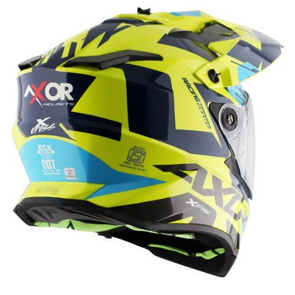Axor X-Cross X1 Dual Visor Helmet (ECE/DOT/ISI)
