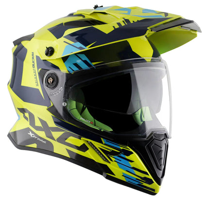 Axor X-Cross X1 Dual Visor Helmet (ECE/DOT/ISI)