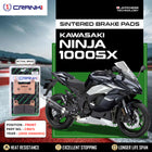 Sintered Brake Pads For Kawasaki Ninja 1000SX (2020 Onwards) - Front - CB973 - 2 Sets - CRANK1