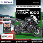 Sintered Brake Pads For Kawasaki Ninja 1000 (2015-2019) - Front - CB973 - 2 Sets - CRANK1
