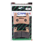 CRANK1 Brake Pads for Kawasaki Ninja ZX-6R, Sintered, Front & Rear, in retail packaging