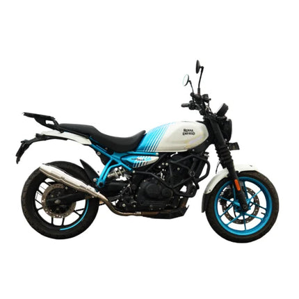 Red Rooster Orion Exhaust for Royal Enfield Guerrilla 450 (Finish: Polish / Black / Matte) Powerage