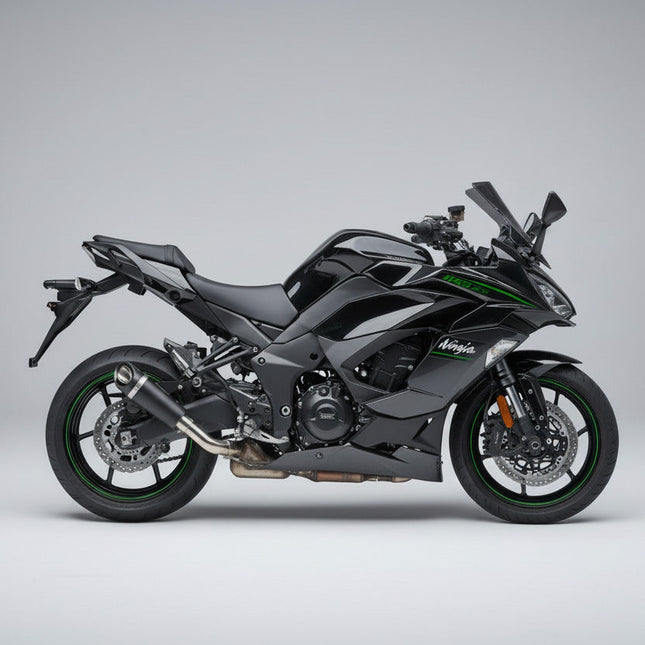 Barrel Outlaw V2 Exhaust for Kawasaki Ninja 1100SX with Link Pipe - image 1