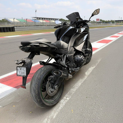 Barrel Outlaw V2 Exhaust for Kawasaki Ninja 1100SX with Link Pipe - image 3