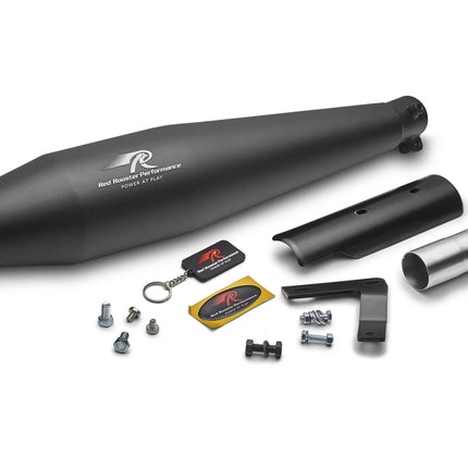 Red Rooster Pegasus Exhaust Black for Honda H’ness CB350 – product image