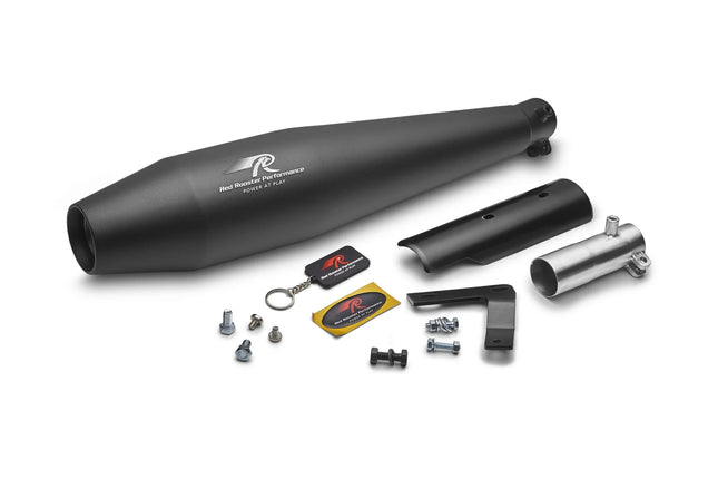 Red Rooster Pegasus Exhaust Black for Honda H’ness CB350 – product image